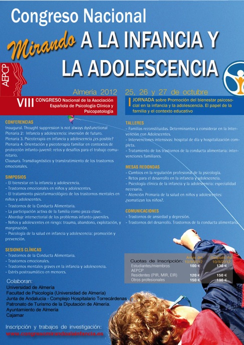 VIII CONGRESO DE LA ASOCIACIÓN ESPAÑOLA DE PSICOLOGÍA CLÍNICA Y PSICOPATOLOGÍA 